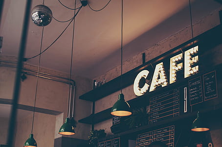cafe marquee light on shelf thumbnail