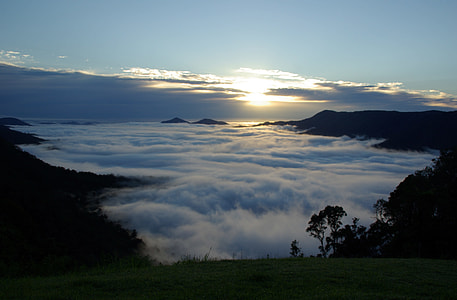 sunrise above cloudy surface thumbnail