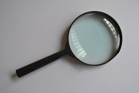 black magnifying glass thumbnail