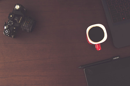 red ceramic coffee mug thumbnail