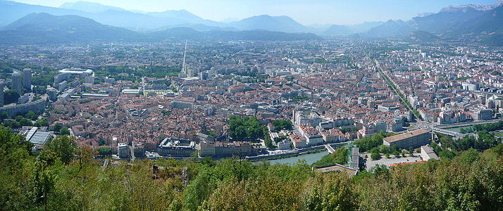 Pano Grenoble cityscape in France thumbnail