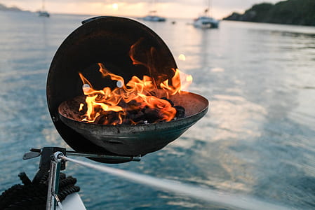 firepit with fire thumbnail