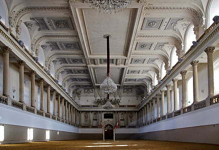 architectural photography of room with chandelier thumbnail
