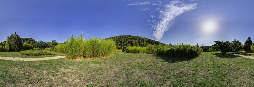 panoramic photography of green grass field under blue sky thumbnail