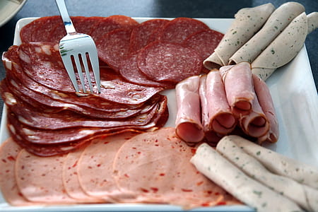 ham on square plate thumbnail