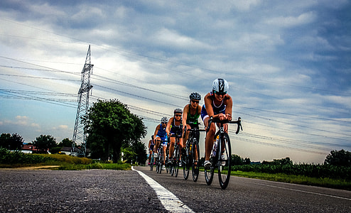 cyclists on road thumbnail