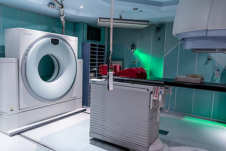 white and gray MRI machine thumbnail