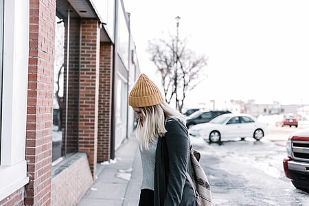 woman standing in front of store thumbnail