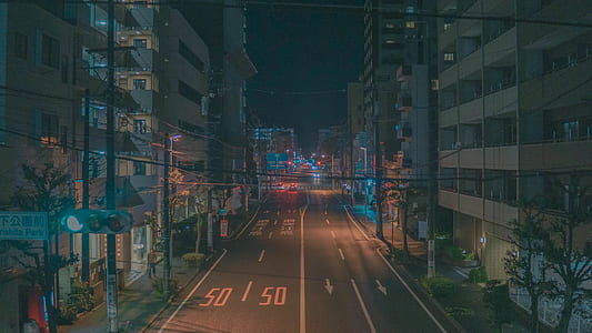 highway between buildings thumbnail