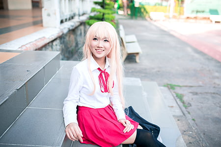 woman sitting on stairs thumbnail