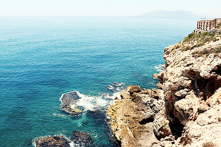 Summer azure sea with reefs thumbnail