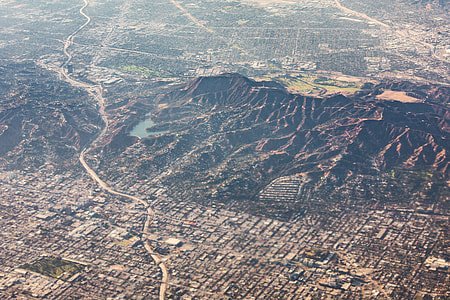 Hollywoodland Hills with Hollywood Sign and Reservoir thumbnail