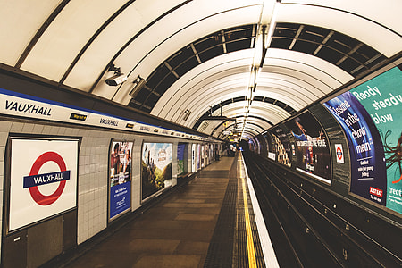 Train station on the London Underground thumbnail