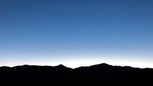 silhouette photo of mountain thumbnail