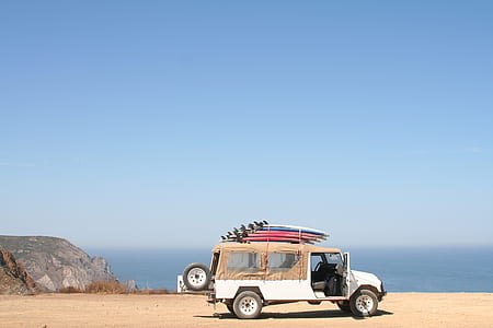 sea, road, landscape, beach thumbnail