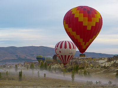hot air balloons flying in the sky during daytime thumbnail