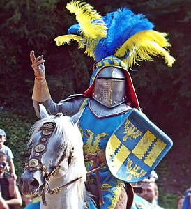 selective focus photo of knight on horse thumbnail