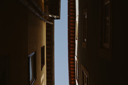 low angle photography of brown building structure thumbnail
