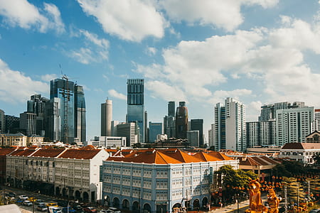 high-angle view of city thumbnail