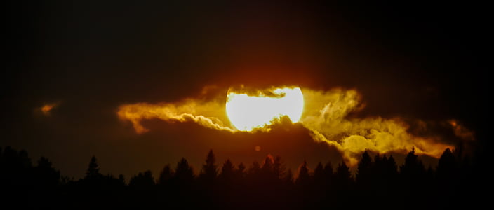 sun set over the horizon thumbnail