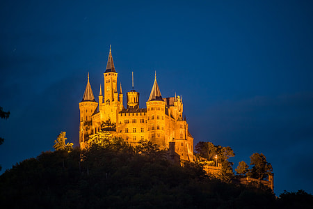 brown concrete castle on top of mountain thumbnail