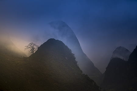 smoke-covered mountain thumbnail