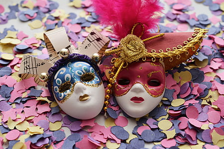 blue and red masks thumbnail