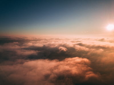cloudy sky during sunset thumbnail