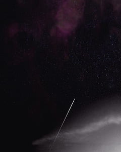 sky, night, star, contrail thumbnail
