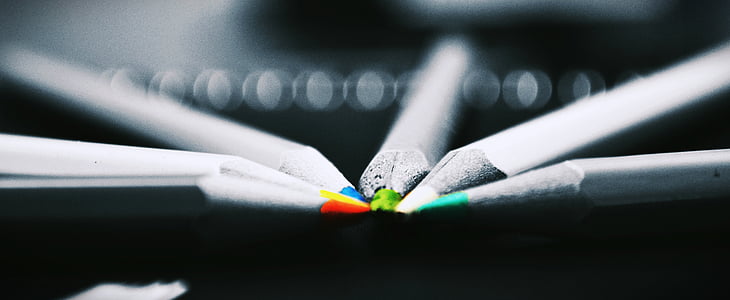 selective color photography of pencils thumbnail