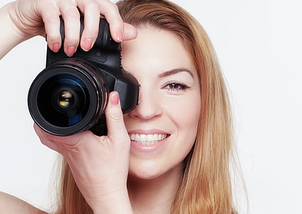woman with camera thumbnail