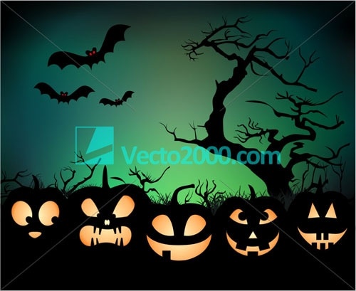 Halloween Night Background Cdr File Free Graphics Uihere