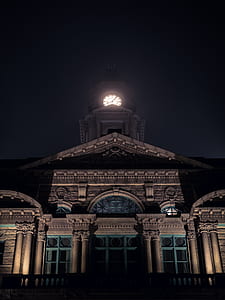 lighted clock building thumbnail
