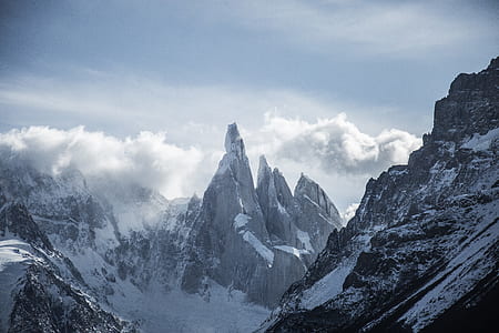 photo of mountain covered with snow thumbnail