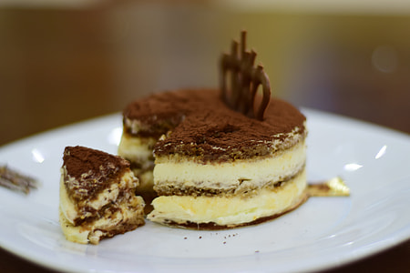 chocolate cake on white plate thumbnail
