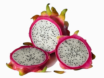 sliced three dragonfruits thumbnail