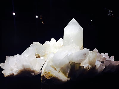 white crystals against black background thumbnail