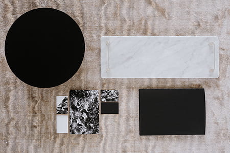 Black & white mockup business brand template thumbnail