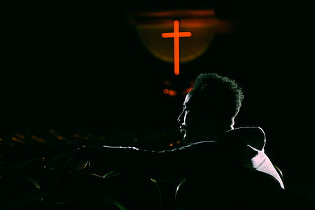 man, male, illuminated, orange thumbnail