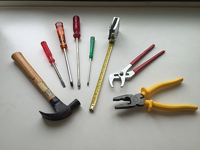 nine assorted mechanical tools thumbnail