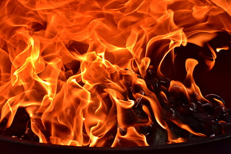 close-up photography of fire thumbnail
