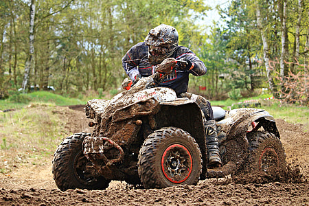 man ride on ATV thumbnail