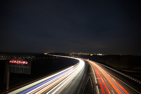 timelapsed photography of road thumbnail