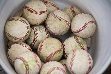 bunch of baseball inside bucket thumbnail