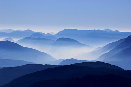 silhouette of mountain range thumbnail