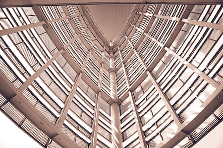 low-angle photography of building interior thumbnail