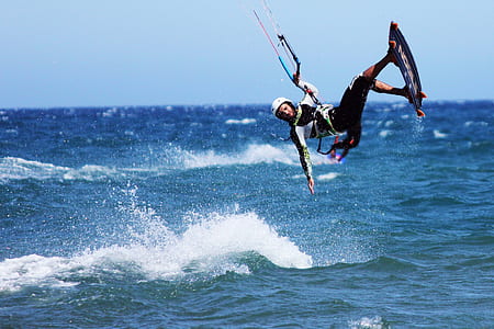 man wakeboarding during daytime thumbnail