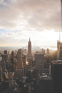 Empire State Building during sunset thumbnail