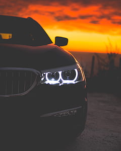 silhouette photo of black vehicle thumbnail