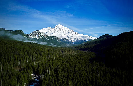 landscape photo of snow covered mountain thumbnail